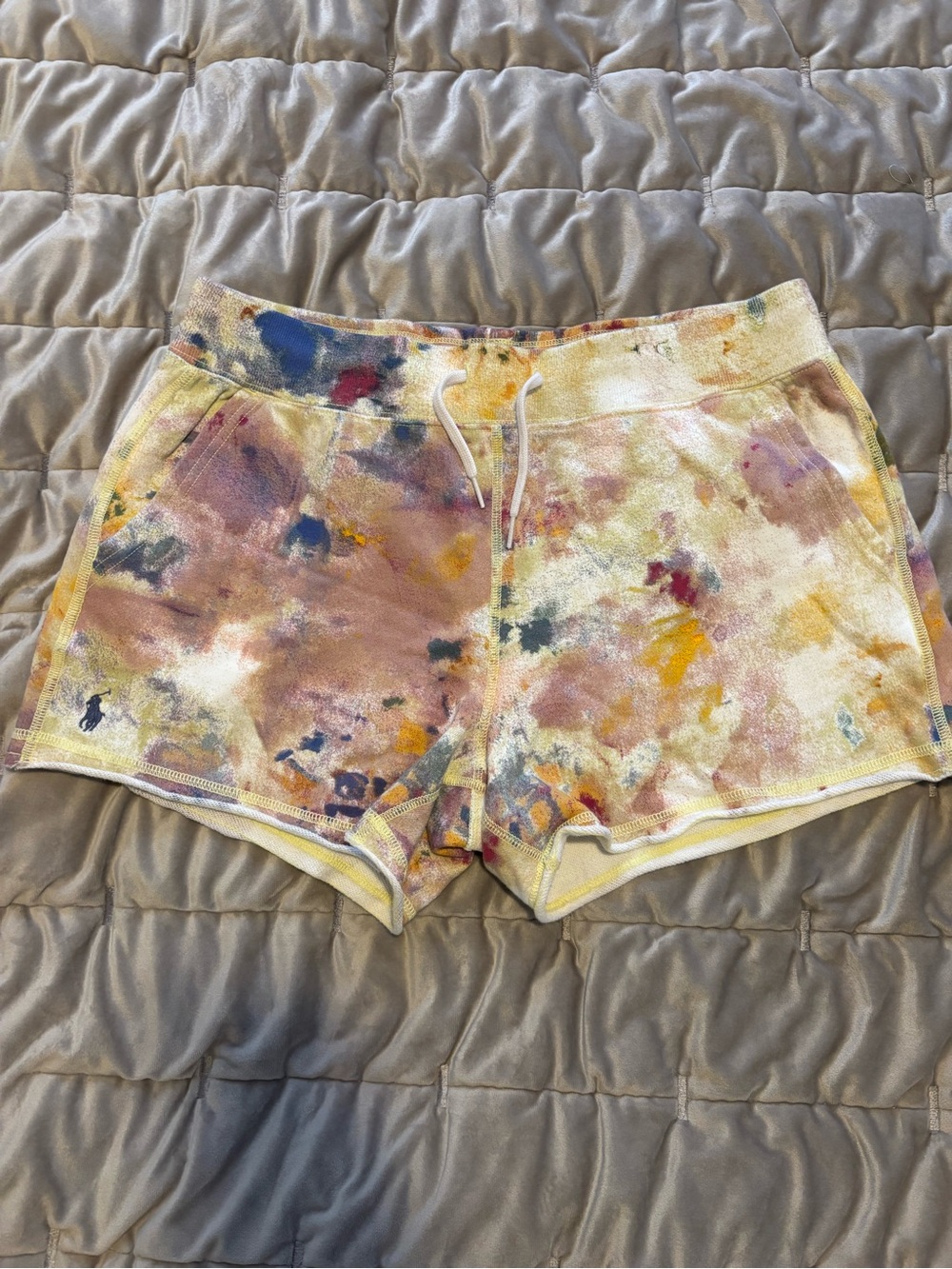 Ralph Lauren Pastel Tie-Dye Terry Athletic Shorts